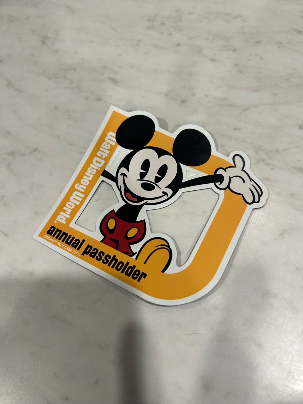 Disney Mickey Mouse Annual Passholder Magnet